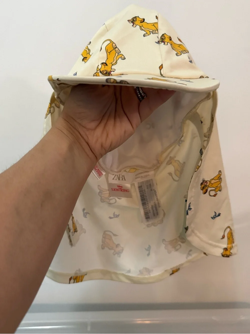 Zara x Disney Lion King Print Swim Shorts and Sun Hat Boy Toddler 3T Fits 2T-3T